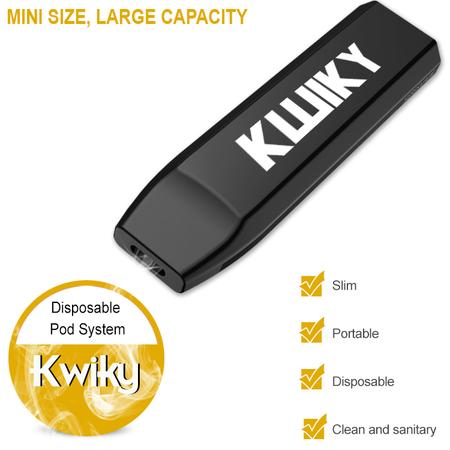 Kwiky Ultra Portable Disposable Pod System (Pack of 3)  planbsupplyco